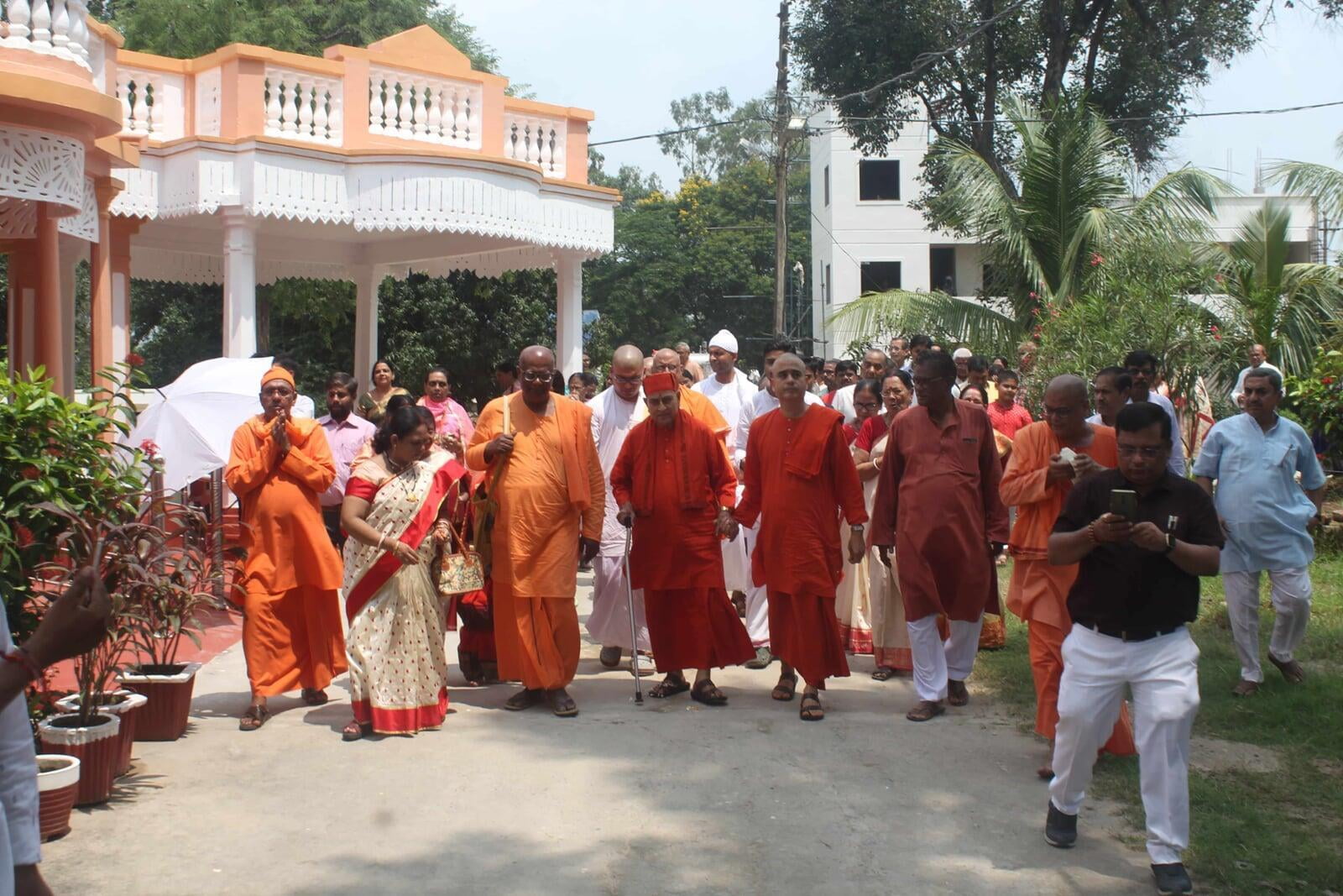 Visit of Revered Swami Gautamanandaji Maharaj